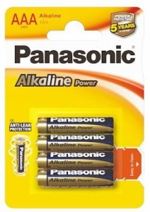 BATERIA ALKALICZNA AAA R03 PANASONIC GOLD 4 szt.