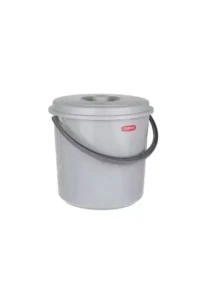 WIADRO Z POKRYWKĄ 16 l SZARE