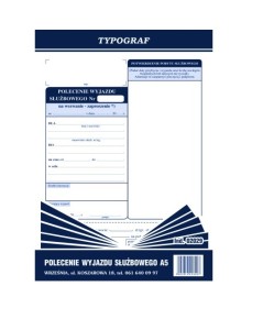 DRUK POL.WYJAZDU SŁUŻB.02029