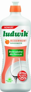 Płyn do naczyń LUDWIK brzoskwinia 900g.
