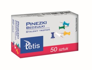 Pinezka kołeczek TETIS 50szt.