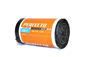 Worki 60L. PERFECTO 50szt. czarne