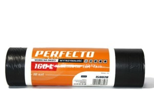 Worki 160L. PERFECTO 10szt. czarne