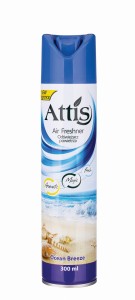 Odświeżacz powietrza Attis 300ml. Ocean Breeze