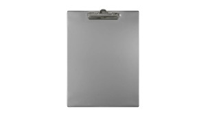 Podkładka z klipsem TRES szara