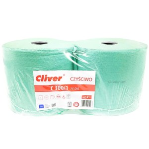 Czyściwo makulaturowe jednowarstwowe zielone