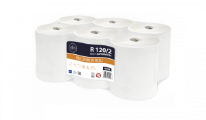 Ręcznik celulozowy Maxi dwuwarstwowy biały