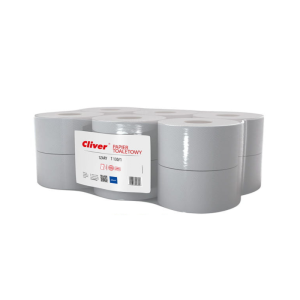 Papier toaletowy Jumbo makulat. szary