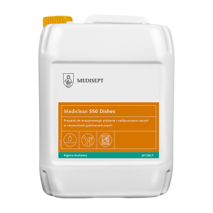 Środek nabłyszczejący do zmywarek gastronomicznych MC 550 Dishes 5l Medisept