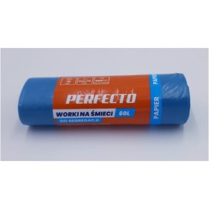 Worki do segregacji śmieci 60 l a'10 niebieskie