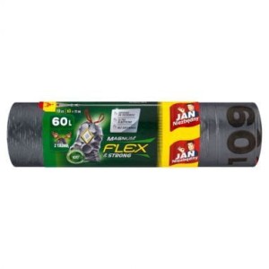 Worki na śmieci 60 l a'10 z taśmą Magnum Jan Niezbędny