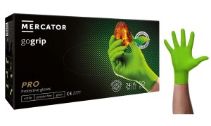 Rękawice nitrylowe GoGrip zielone XL