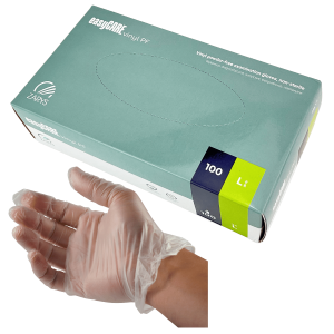 Rękawice winylowe L