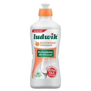 PŁYN DO NACZYŃ LUDWIK 450g  BRZOSKWINIA