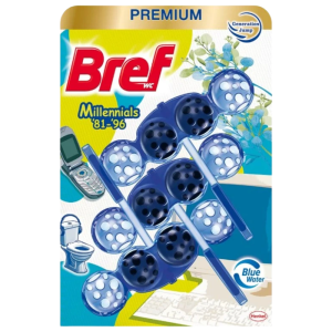 WC KOSZYK BREF 4FUNCTION 3X50g MILLENIALS COLOR AKTIV