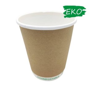 KUBEK PAPIEROWY KRAFT 400 ml 25 szt.