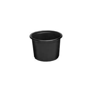 POJEMNIK PP OKRĄGŁY CZARNY ⌀115 mm 500 ml D-8118C 50 szt.