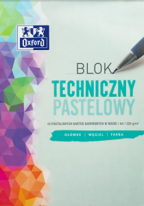 Blok techniczny A4 pastel OXFORD