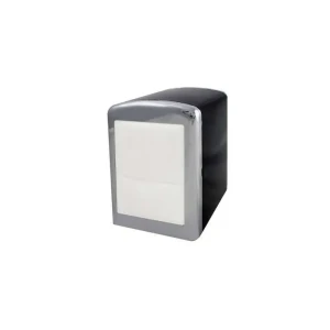 DYSPENSER DO SERWETEK 17X17  METALOWY CZARNY 